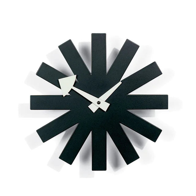 Classic Black Quartz Wall Clock - Nordic Home Decor